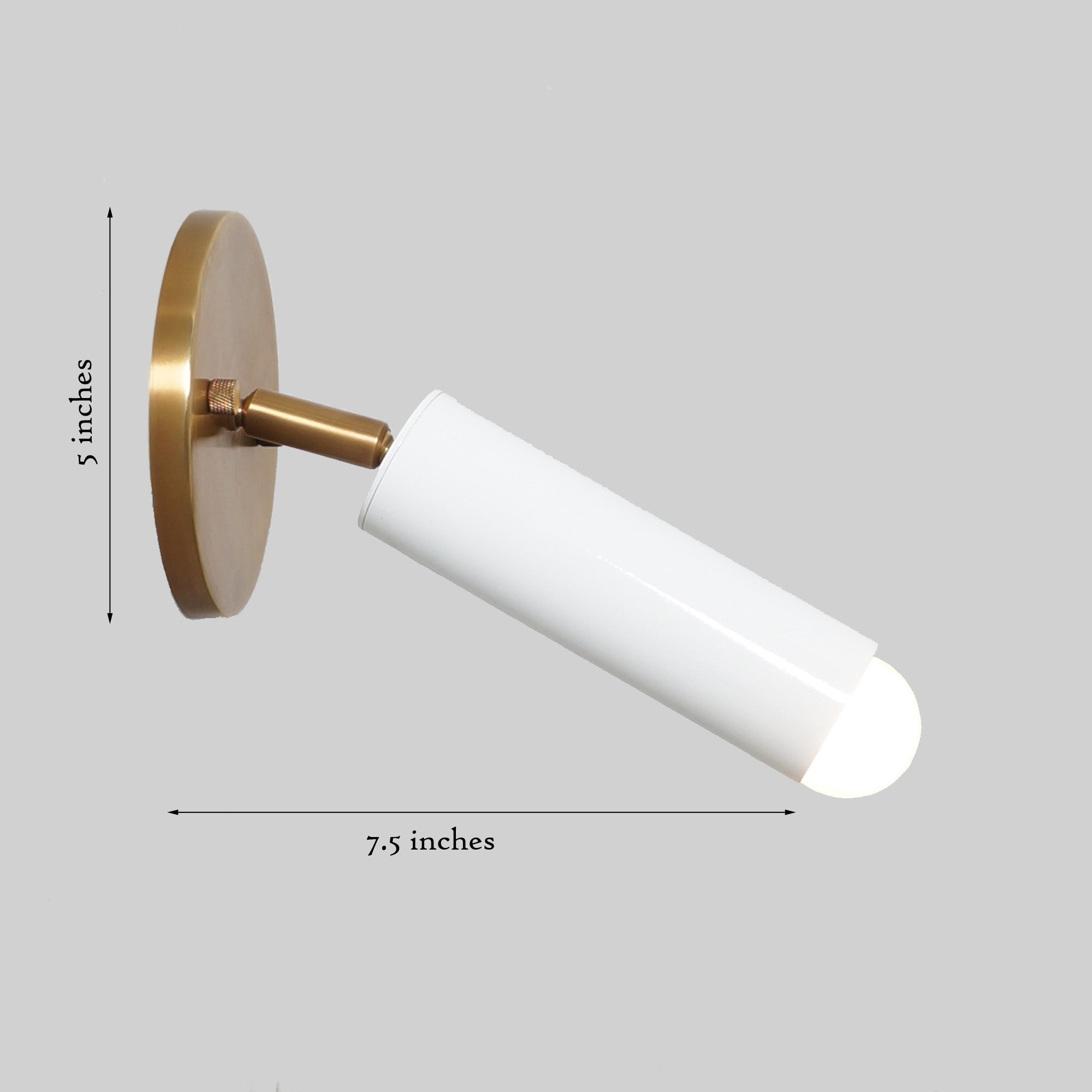 Tube Shade Wall Scone