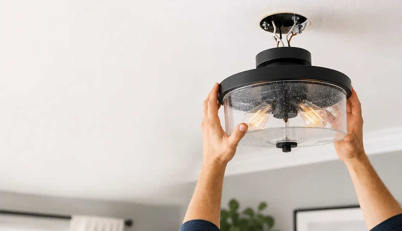 How to Change a Ceiling Light Fixture
