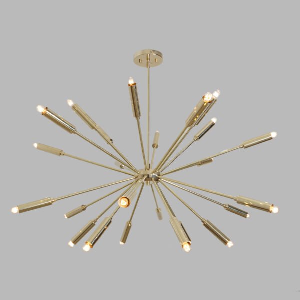 Brass chandelier - Image 4