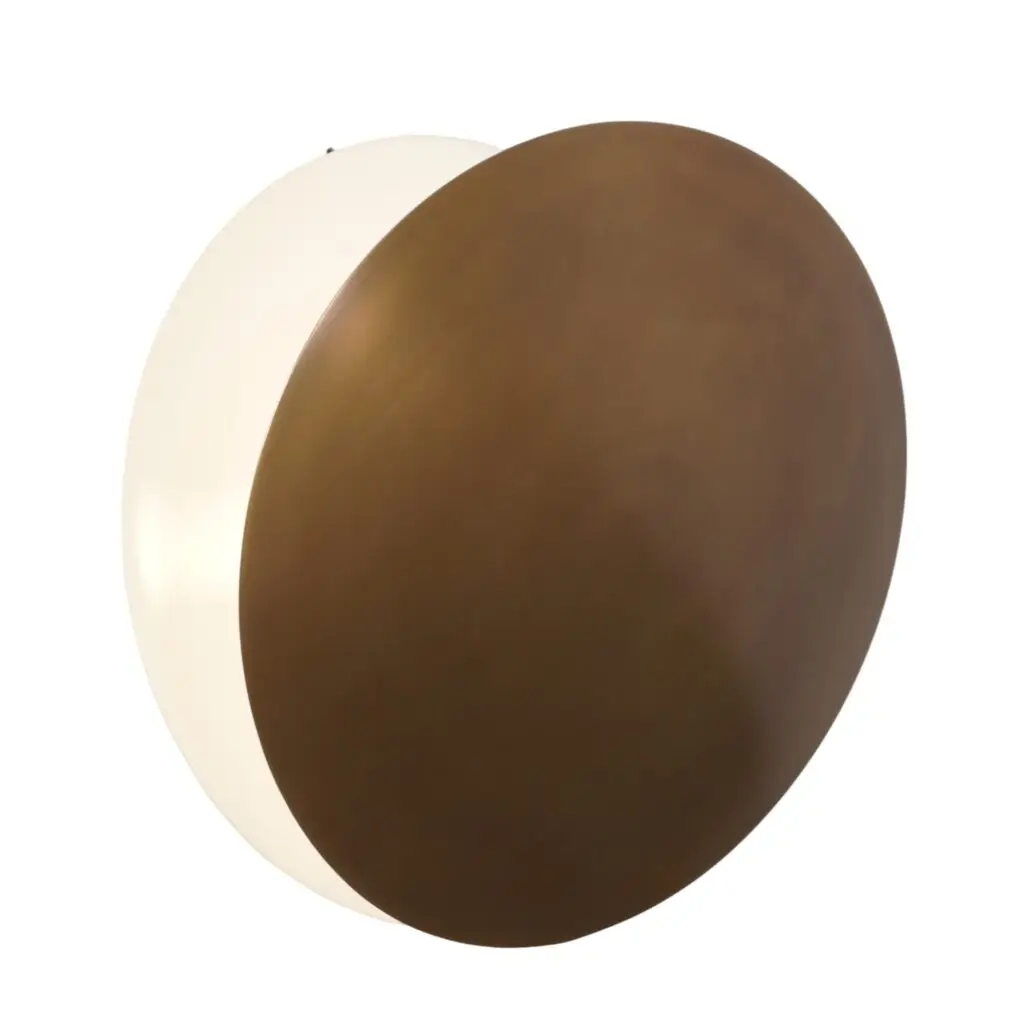 Modern Brass Moon Wall Sconce