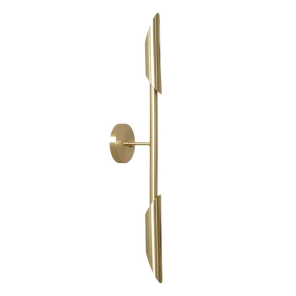 Double Light Brass Balance Wall Sconce