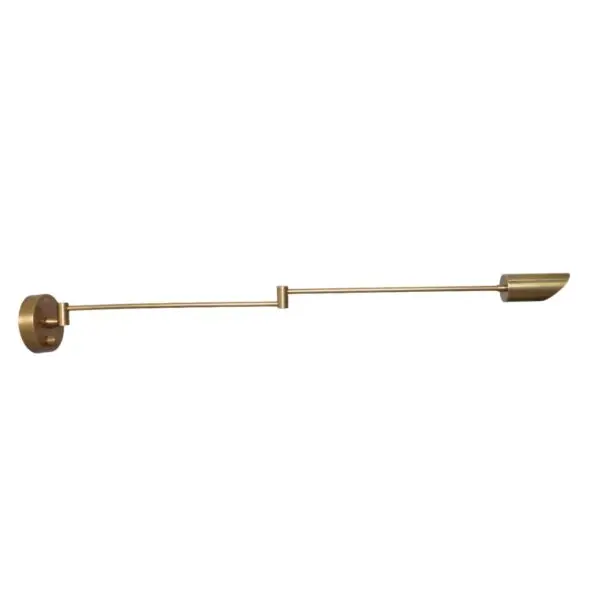 Single Light Brass Articulated Arm Wall Lamp - Image 4