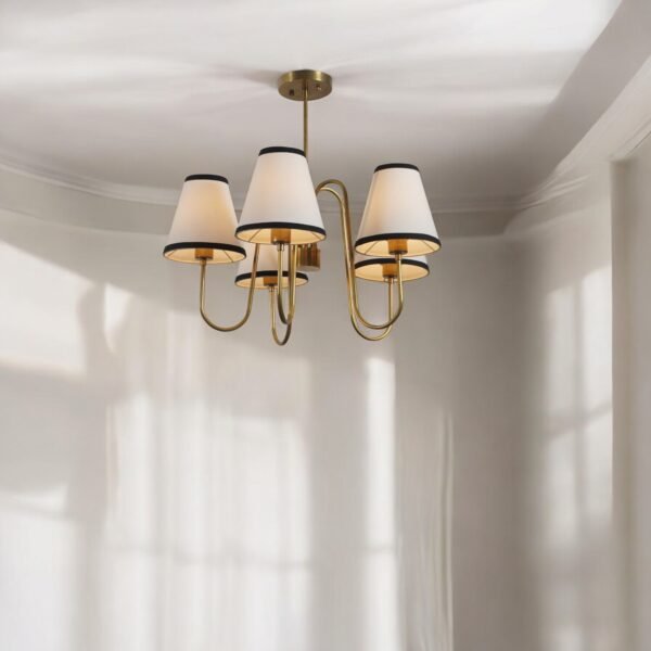 5 light shade pendant chandelier - Image 3