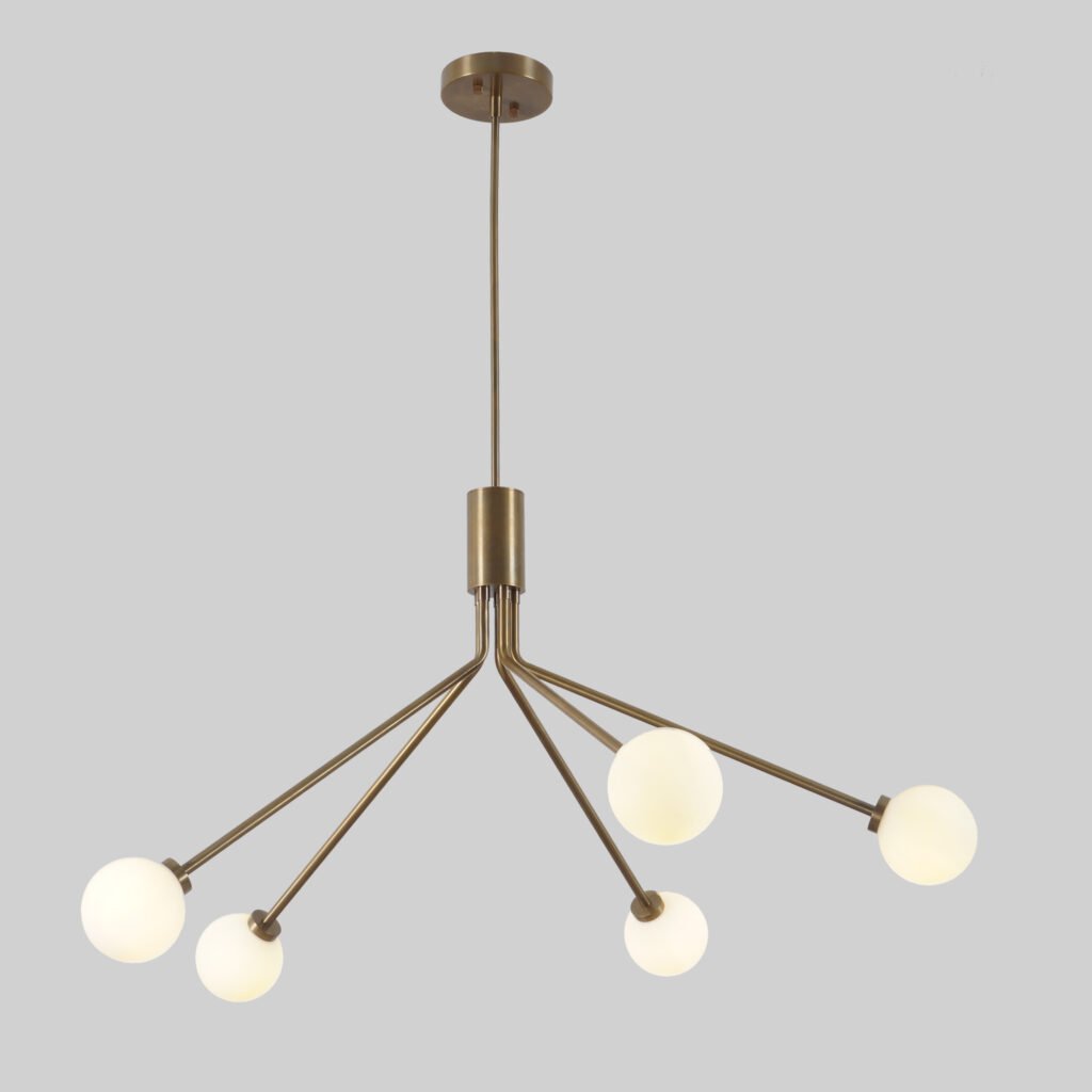 Mundo 5 Modern Globe Chandelier