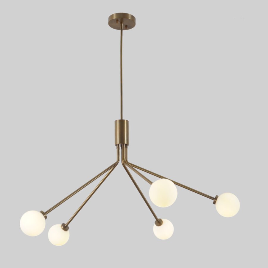 Mundo 5 Modern Globe Chandelier