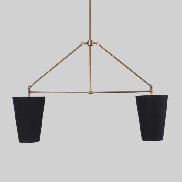 Simone Linear 2-Light Pendant - Image 3