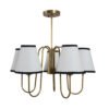 Lineo Linen Shade Chandelier