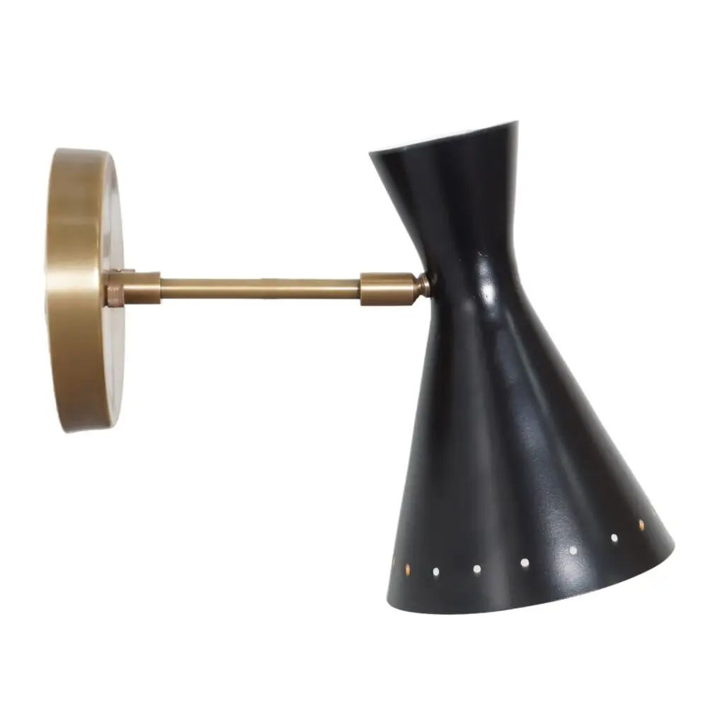 Perforated Pivot Wall Sconce