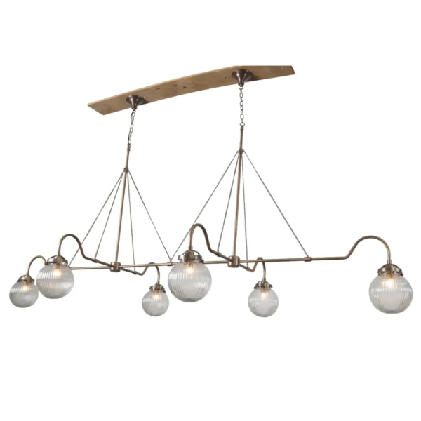Iceland 6 Brass Chandelier - Image 2