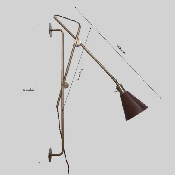 Grace Articulating Wall Sconce - Plug-in - Image 3