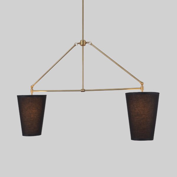 Simone Linear 2-Light Pendant - Image 2