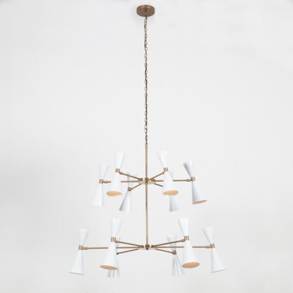 12 Light cone chandelier - Image 2