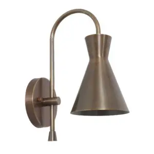 Modern Patina Brass Wall Sconce