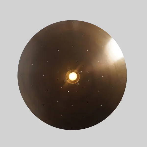 Brass Ceiling Flush Mount Pendant Light Fixture - Image 3