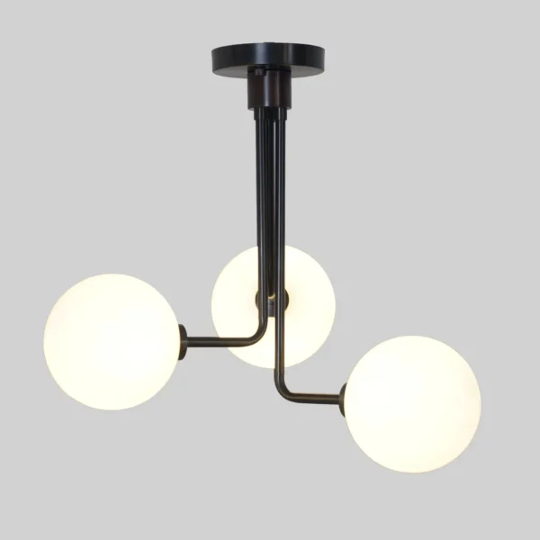 Apollo Semi Flush Mount Ceiling Light - Image 2