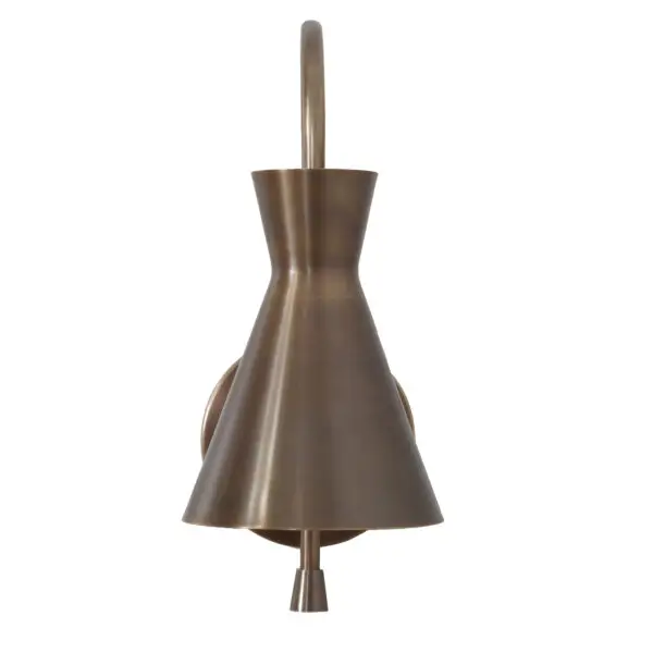 Modern Patina Brass Wall Sconce - Image 3