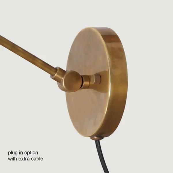 Articulated Arm Brass Diabola Wall Lamp - Image 3