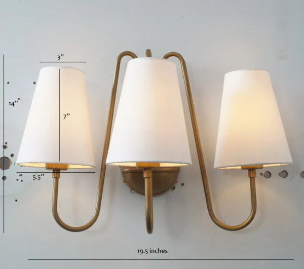 Articulated Arms Brass Grace Wall Lamp - Image 4