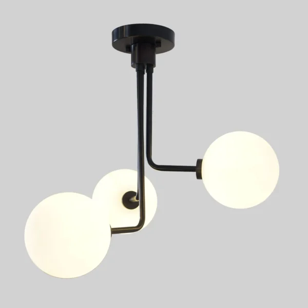 Apollo Semi Flush Mount Ceiling Light - Image 3