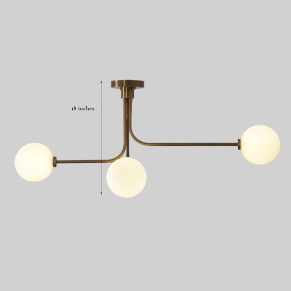 Apollo Linear Semi Flush Mount - Image 2