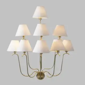 Jean Royère Bouquet 9-branched Wall Lamp