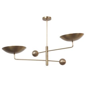 2 light linear chandelier​