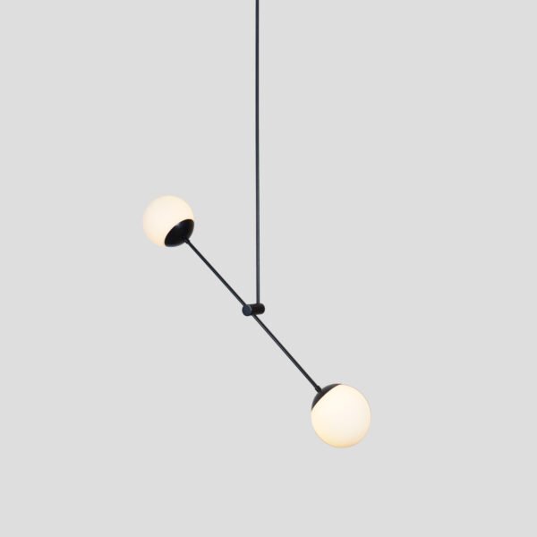 2 globe sputnik chandelier - Image 3