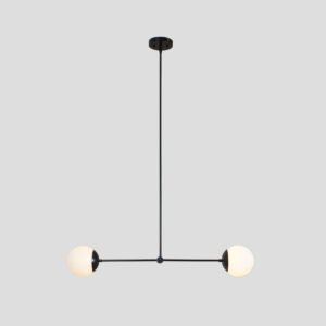 2 globe sputnik chandelier