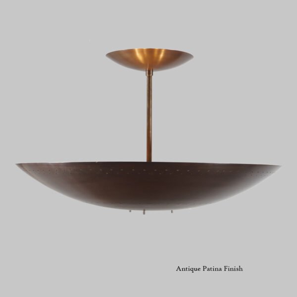 Aura Perforated Ceiling Pendant Light - 24in - Image 3