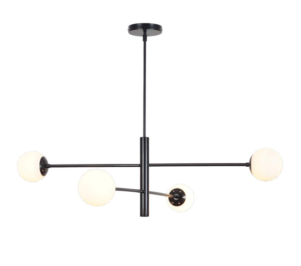 Tortora 4 Frosted Globe Chandelier