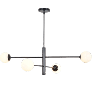 Tortora-4 Brass Chandelier