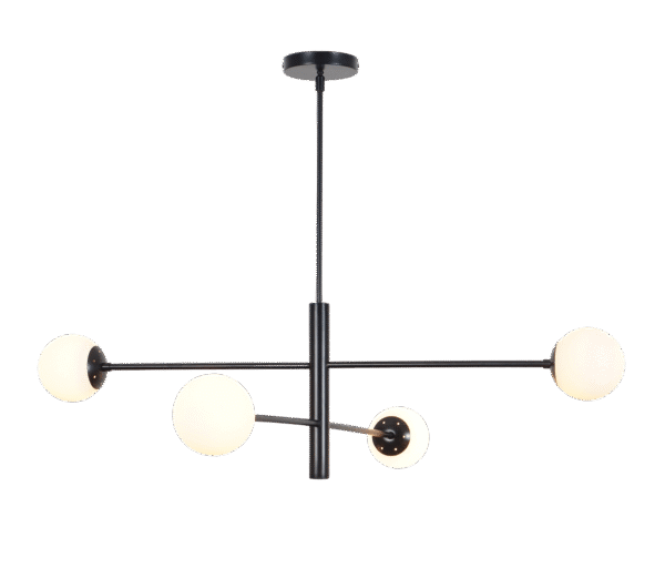 Tortora-4 Brass Chandelier