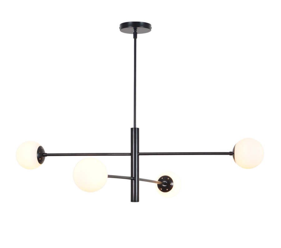 Tortora 4 Frosted Globe Chandelier