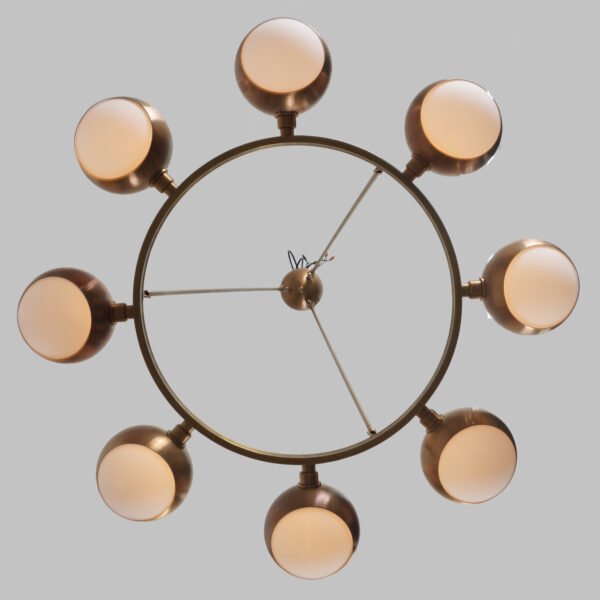 Ring Globe Chandelier - 8 Light - Image 4