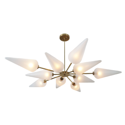 ten-glass-shade-light-brass-sputnik-chandelier-ceiling-light