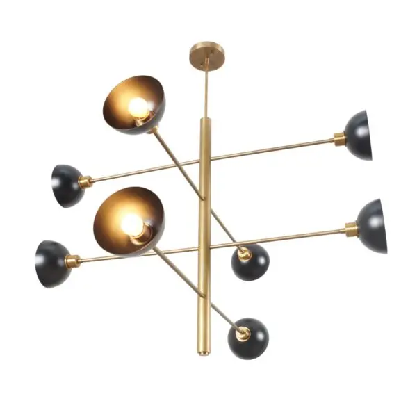 Four Tier Eight Light Sputnik Chandelier - Image 3
