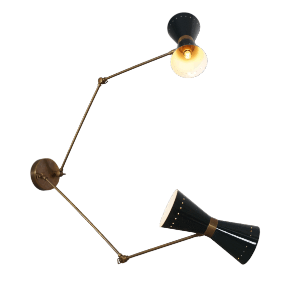 Paloma Double Swing Arm Wall Lamp