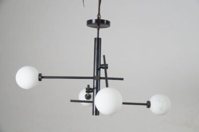 4 globe chandelier light