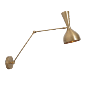 Articulated Arm Brass Diabola Wall Lamp