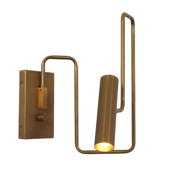 Single Shade Pivot Wall Lamp With Articulated Arm - Image 3