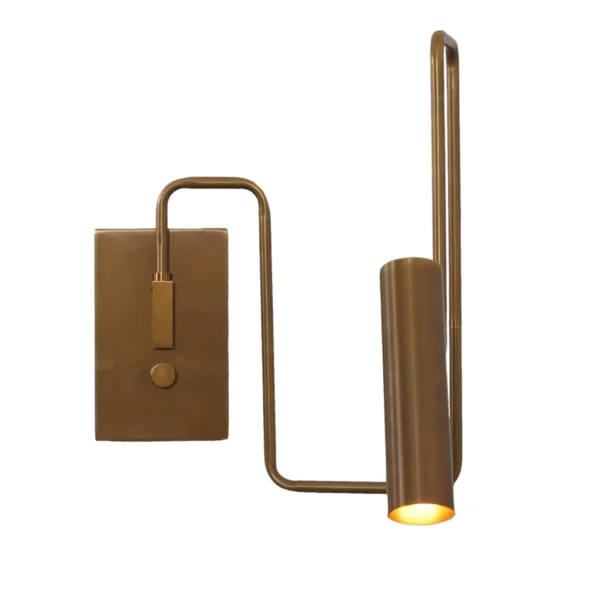 Single Shade Pivot Wall Lamp With Articulated Arm - Image 4