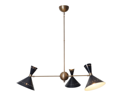 three-cone-shade-light-brass-sputnik-chandelier