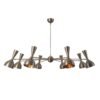 Diabolo Aged Brass Chandelier