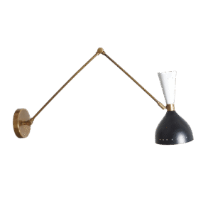 Articulated Arm Brass Diabola Wall Lamp
