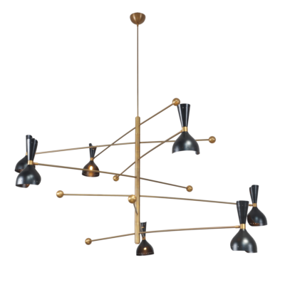 seven-shade-stilnovo-brass-chandelier-fixture