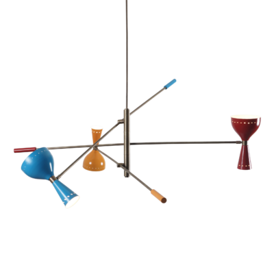 triennale-3-stilnovo-brass-chandelier-multi-color-shade