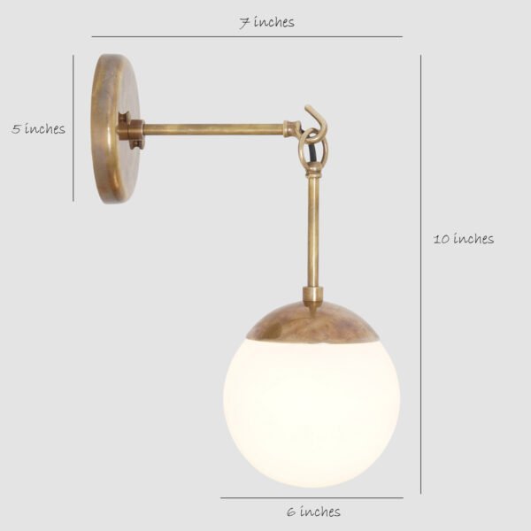 Hooked Globe Sconce - Image 3
