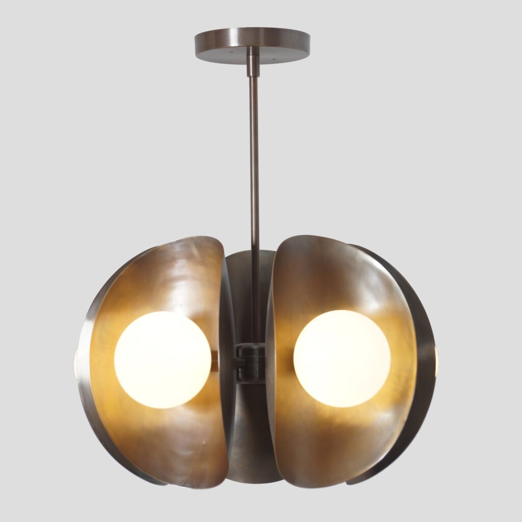 Modern Orb Globe Chandelier - Small