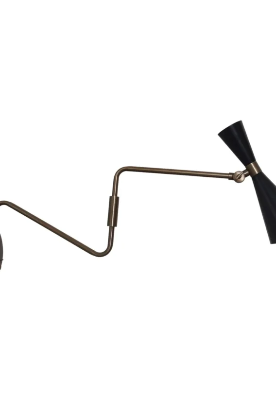 Bacco swing arm sconce
