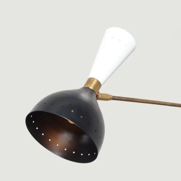 Articulated Arm Brass Diabola Wall Lamp - Image 4